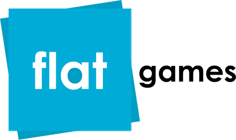 flat games logo